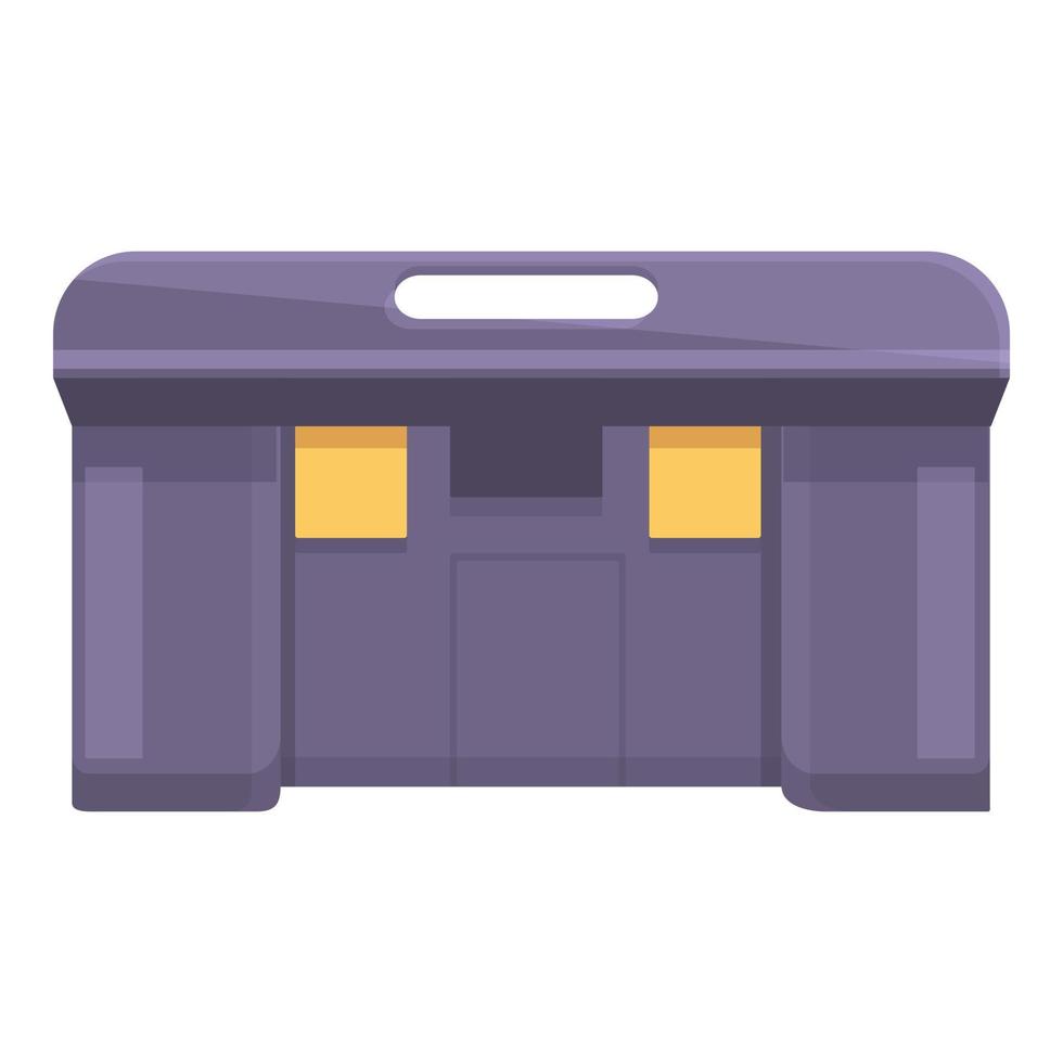 vector de dibujos animados de icono de caja de herramientas. kit de construcción