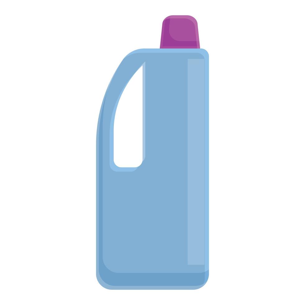 Solution bottle icon, cartoon style vector