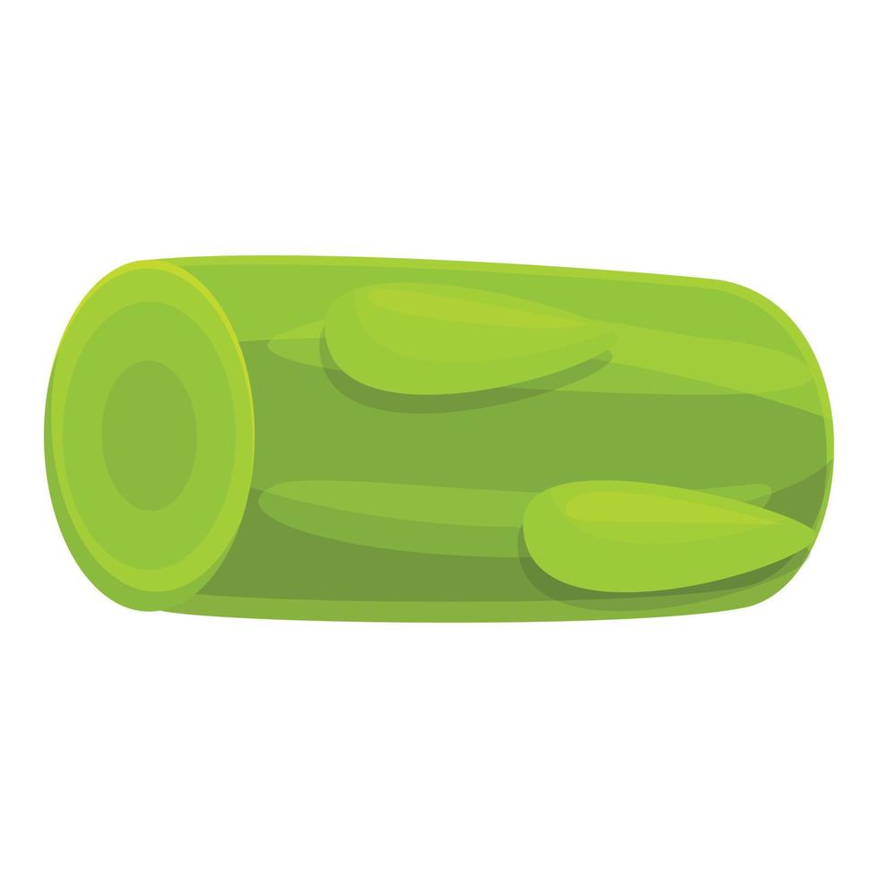 Fresh asparagus icon, cartoon style vector