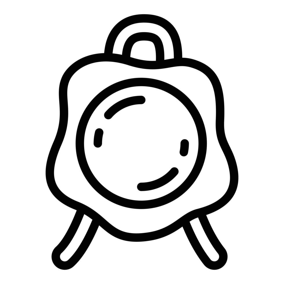 Post wax icon, outline style vector