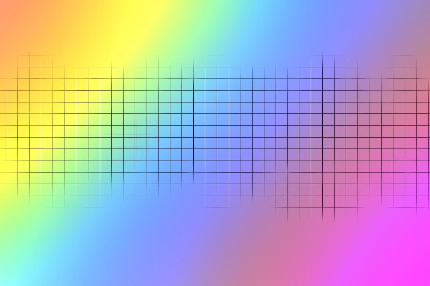 Drawing of rainbow colours with texts 'Happy Pride Month 2023', concept for LGBTQAI community celebrations in pride month around the world. photo