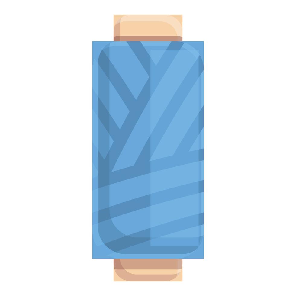 Sewing roll icon, cartoon style vector