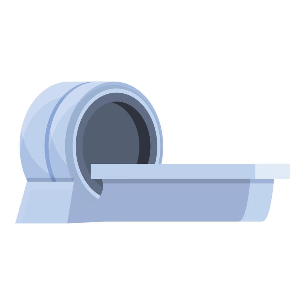 Mri icon cartoon vector. Magnetic tomography vector