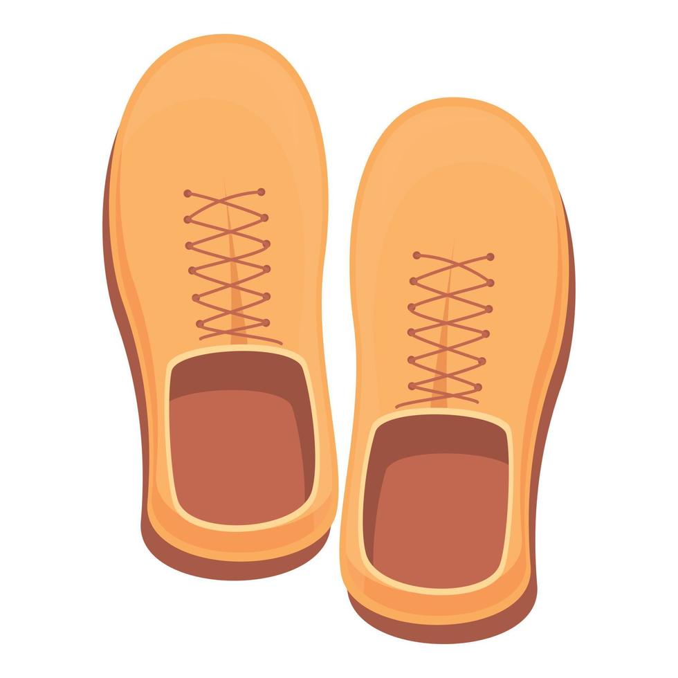 vector de dibujos animados de icono de zapatillas de mujer. accesorio de moda