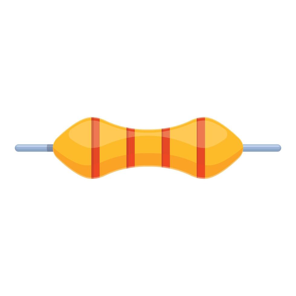 Breaker resistor icon, cartoon style vector