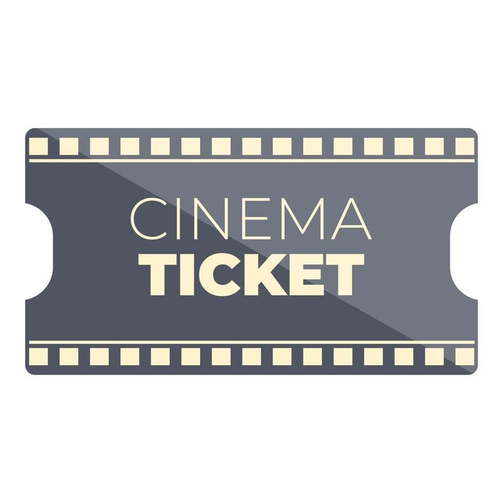 Label cinema ticket icon cartoon vector. Movie enter 14317733 Vector Art at  Vecteezy