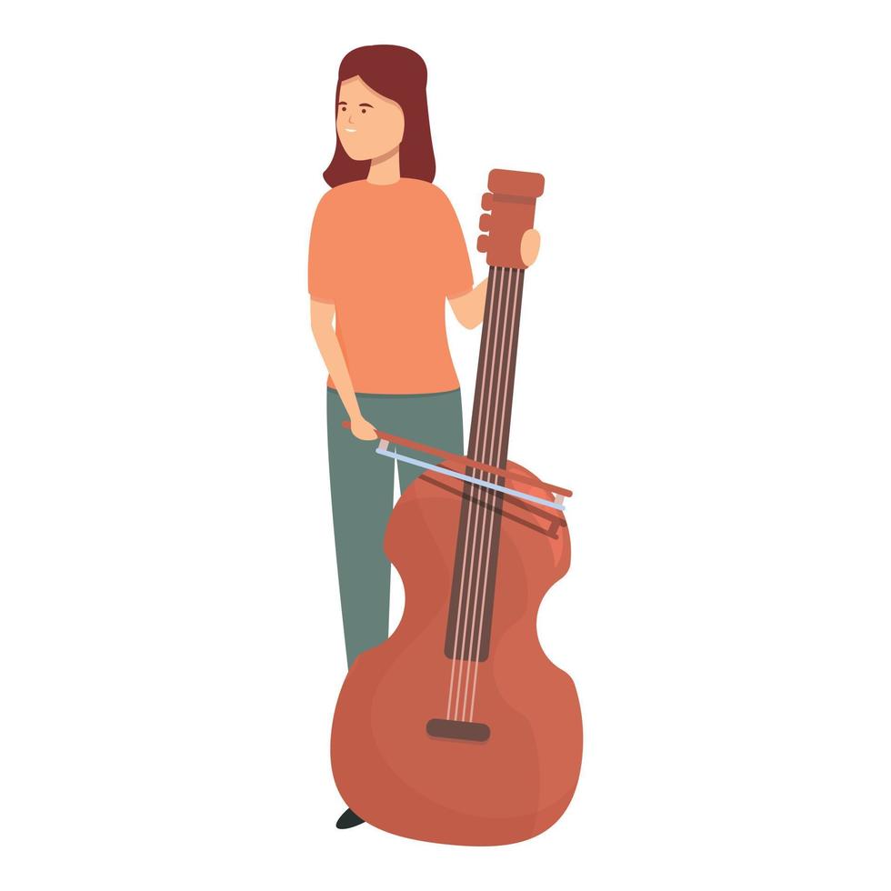 Band instrument icon cartoon vector. Music school vector