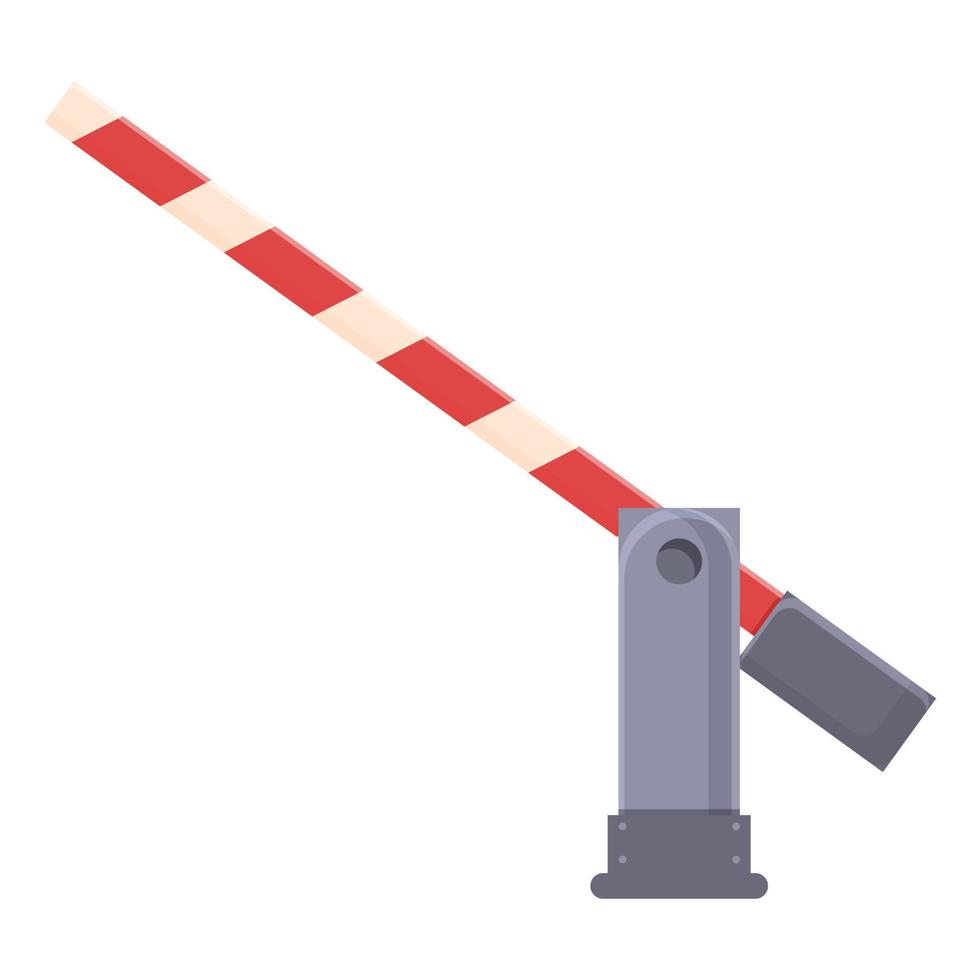 Railway cross icon cartoon vector. Road traffic vector