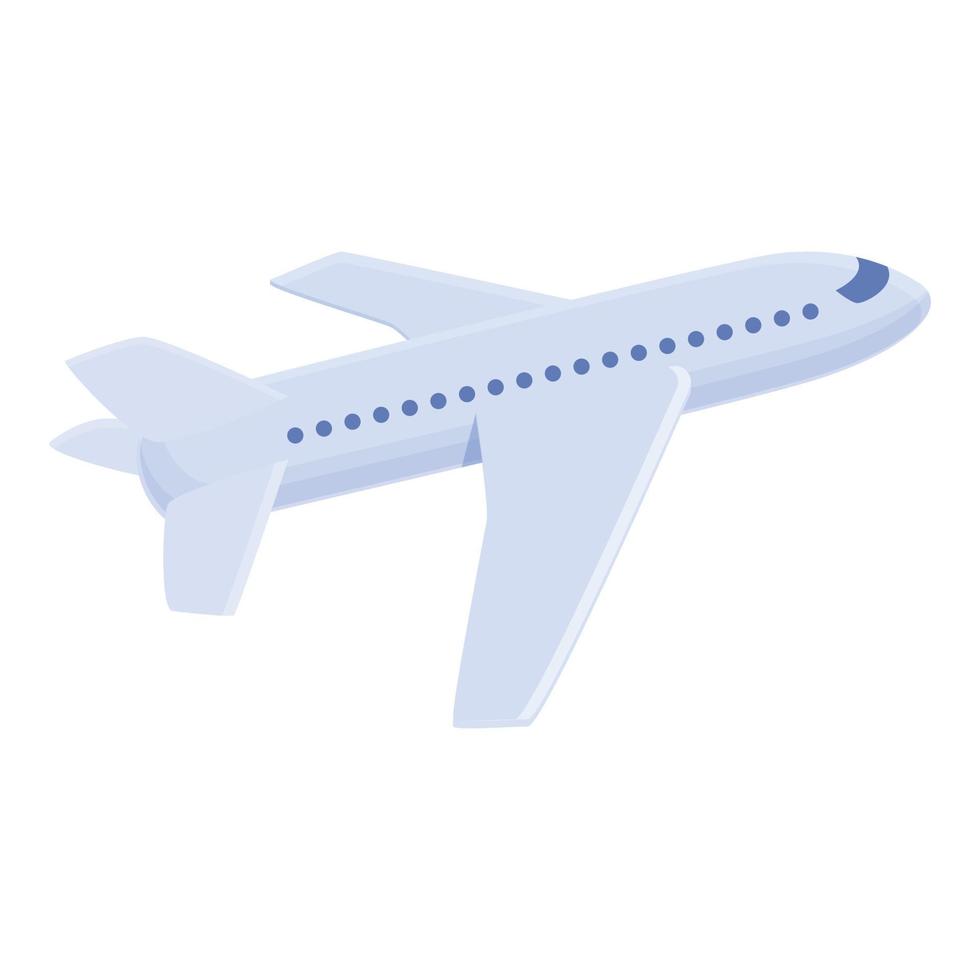 Airplane icon, cartoon style vector