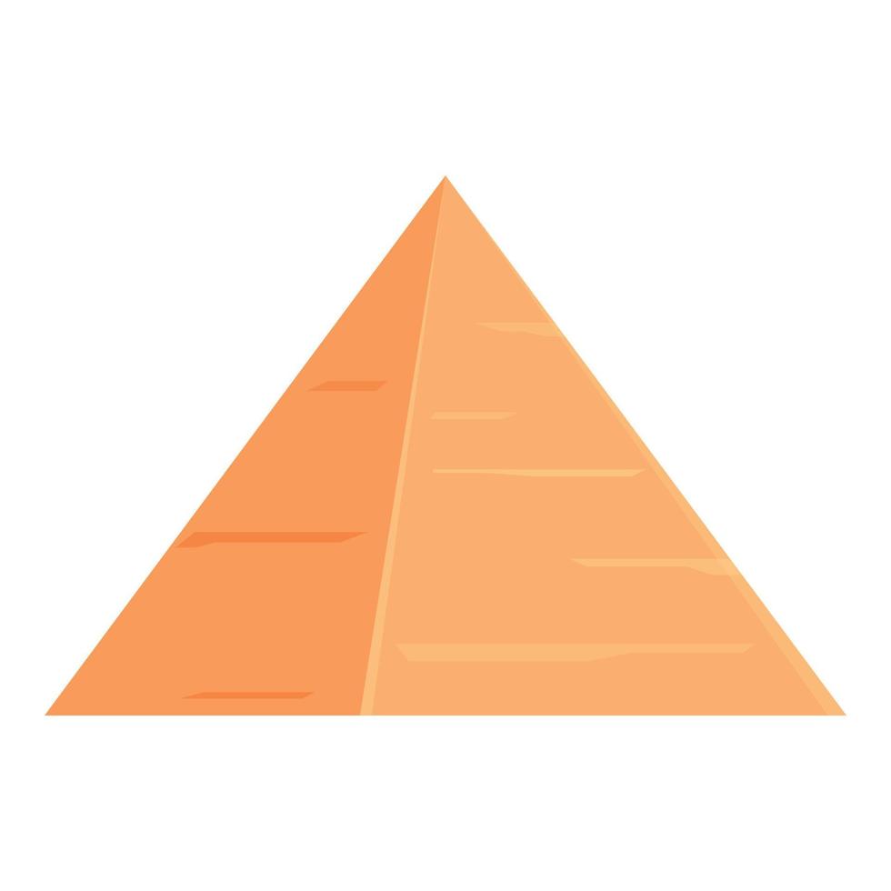 Scene travel icon cartoon vector. Egypt pyramid vector