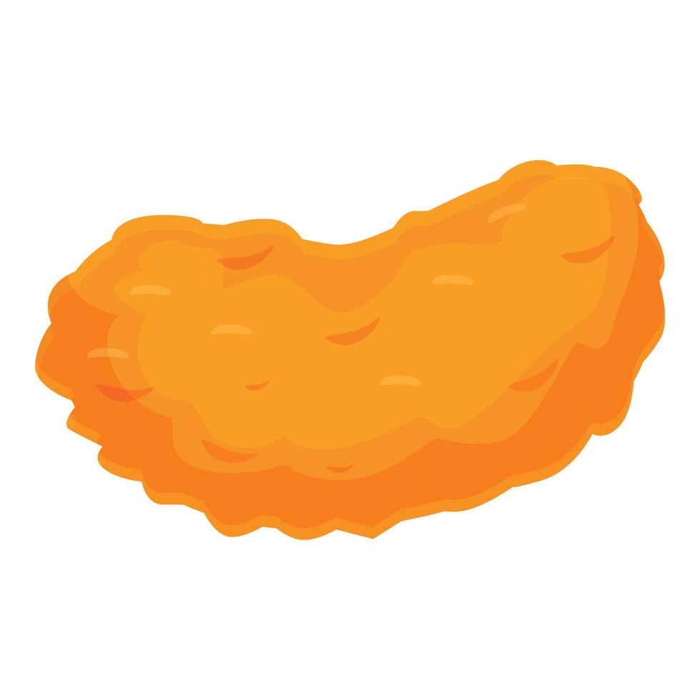 Cute nugget icon cartoon vector. Fast food vector