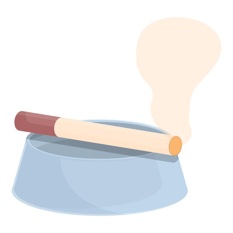 Cigarette icon cartoon vector. Smoke tobacco vector