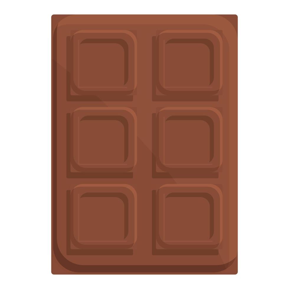 vector de dibujos animados de icono de barra de chocolate. dulce fuego