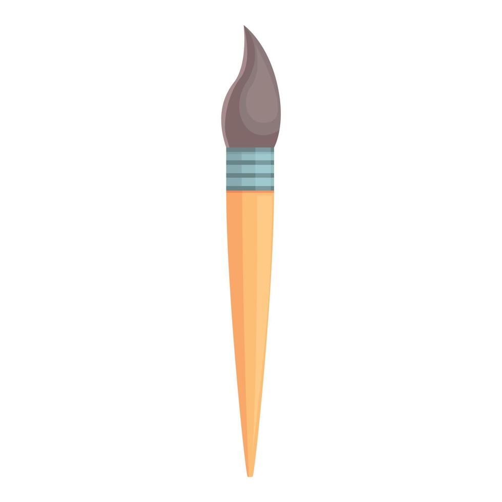 Paint brush icon cartoon vector. Art tool vector