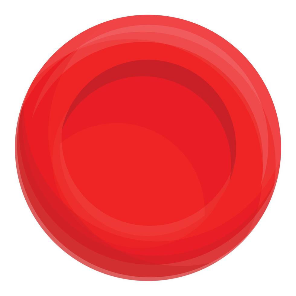 Winter candy icon, cartoon style vector