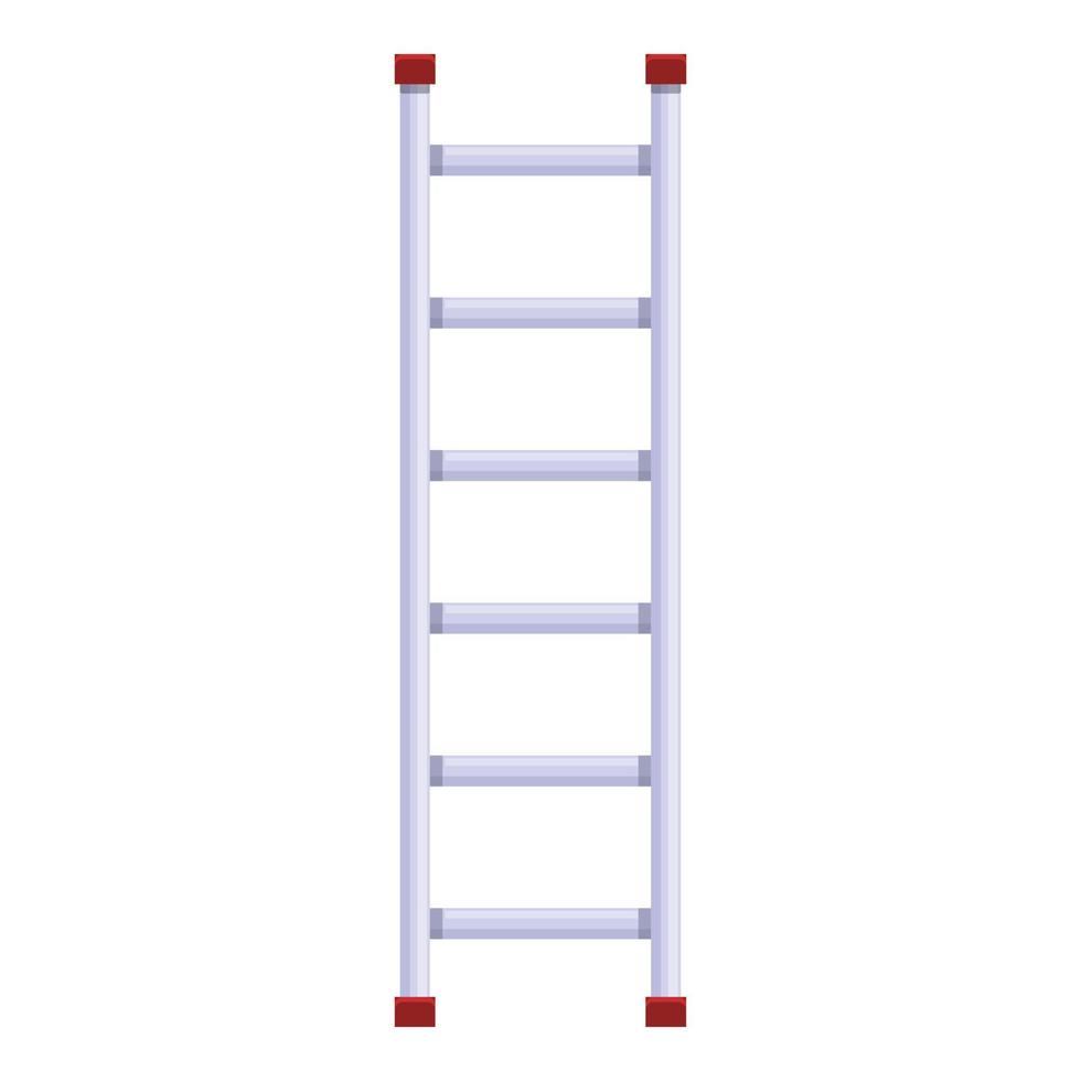 Ladder tool icon, cartoon style vector
