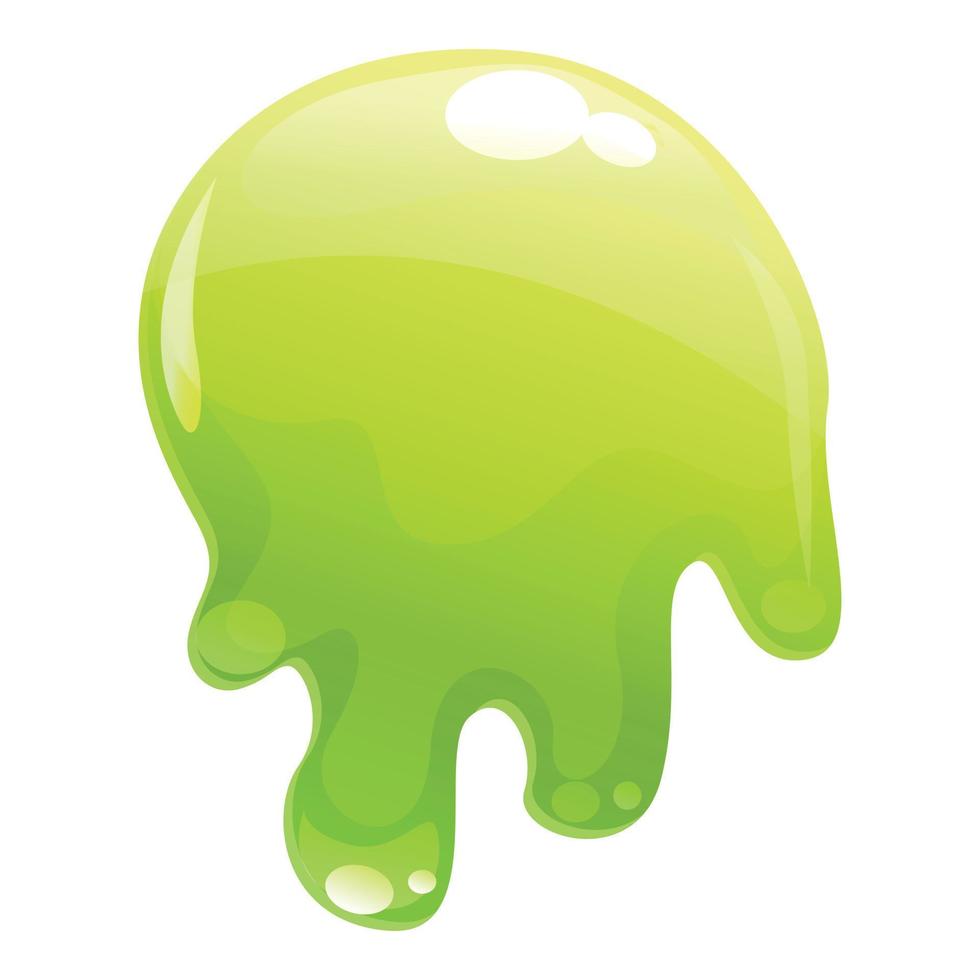 Drip slime icon cartoon vector. Goo splash vector