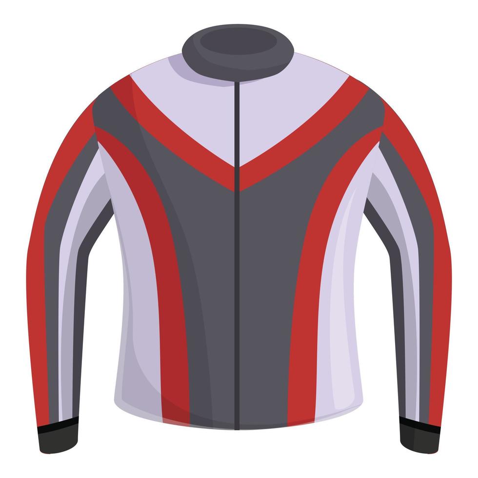 Biker jacket icon cartoon vector. Equipment part vector
