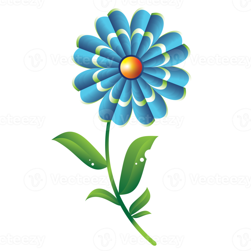 flower illustration design for decoration png