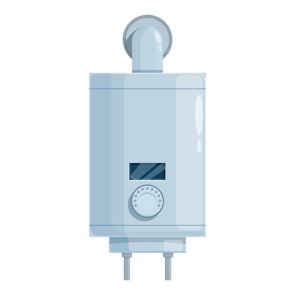 vector de dibujos animados de icono de caldera de gas central. energía de fuego