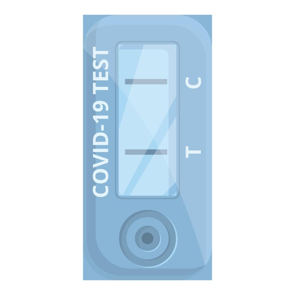 Rapid test covid icon, cartoon and flat style vector