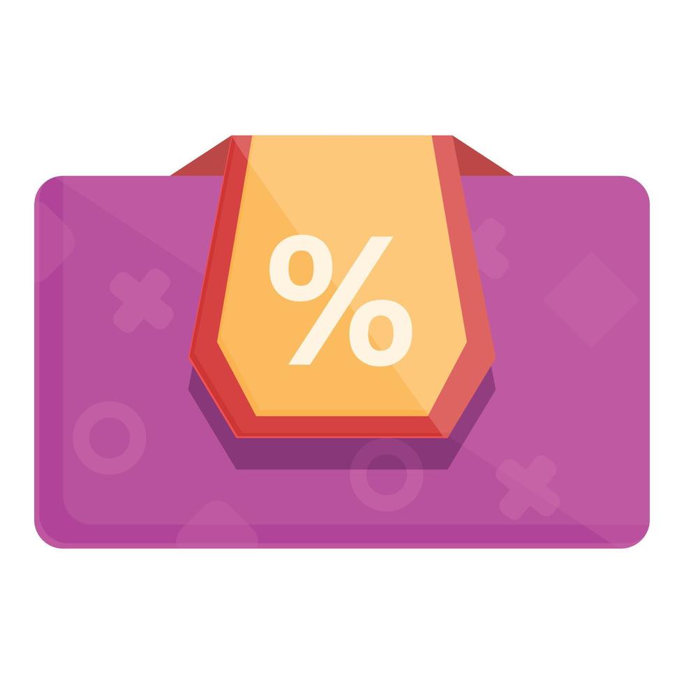 Customer loyalty icon cartoon vector. Gift card vector