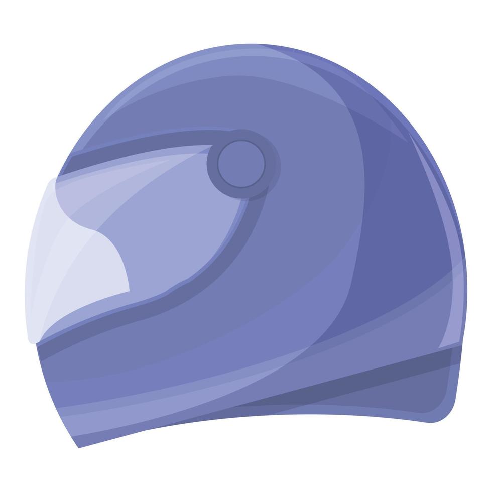 Biker helmet icon cartoon vector. Moto clothes vector