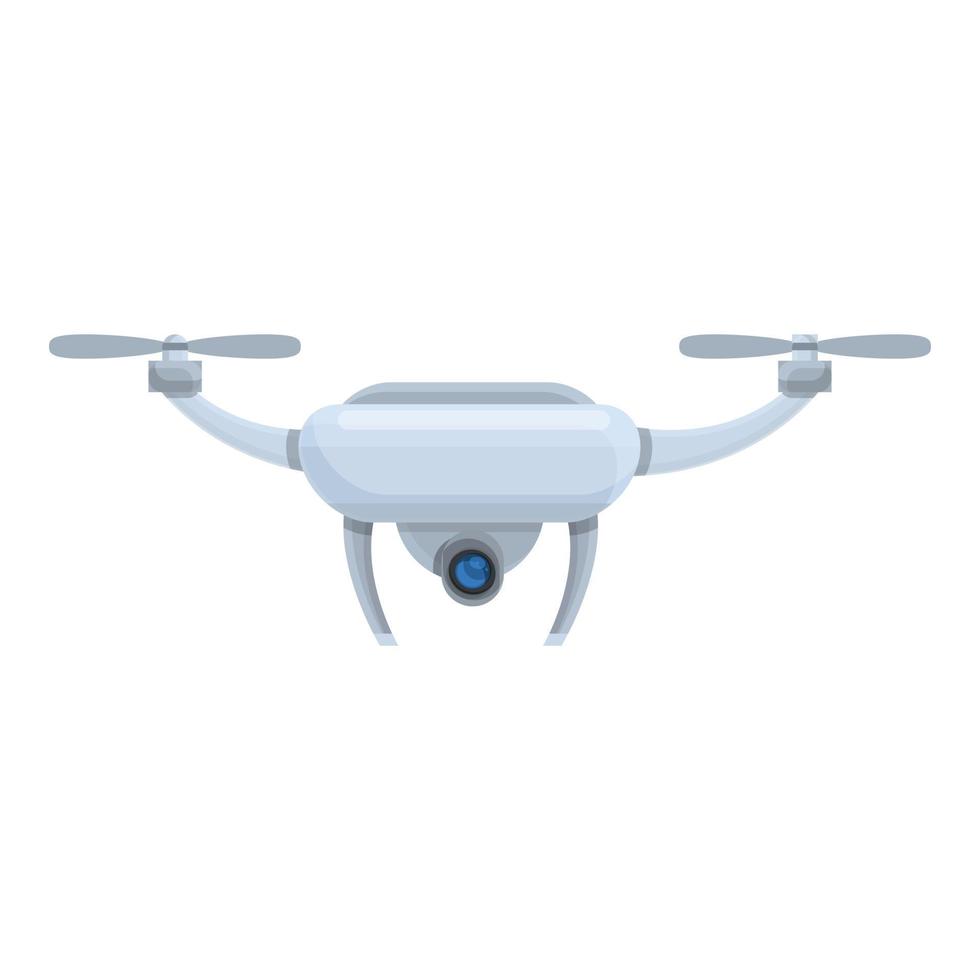 Drone technology icon, cartoon style vector