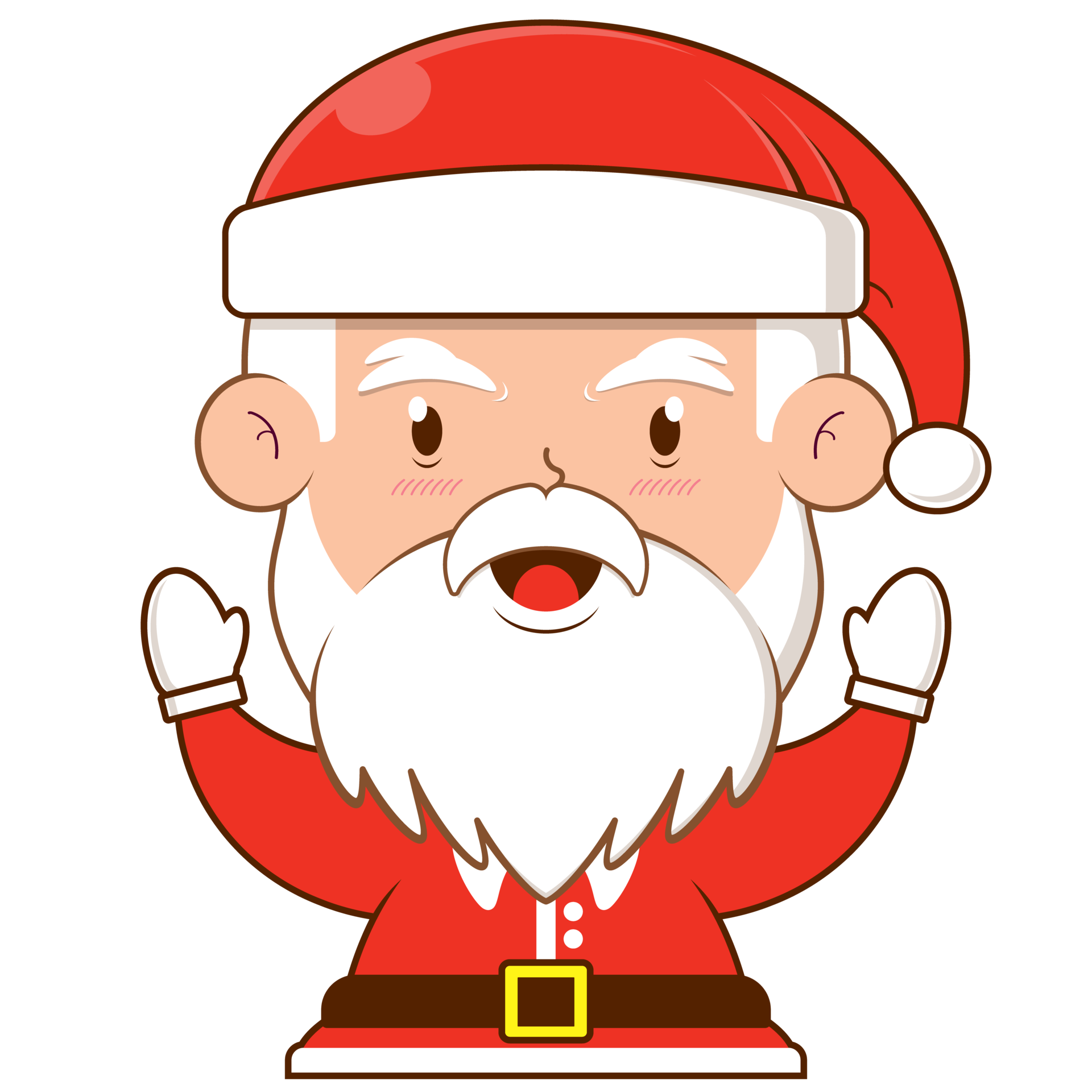 Free santa claus happy face cartoon cute 14318982 PNG with Transparent Background Free santa claus happy face cartoon cute 14318982 PNG with Transparent Background