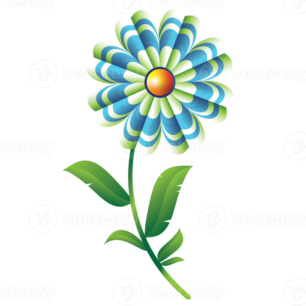 flower illustration design for decoration png