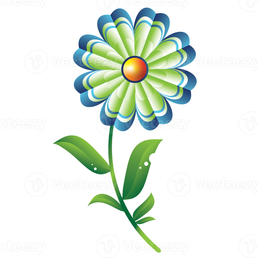 flower illustration design for decoration png