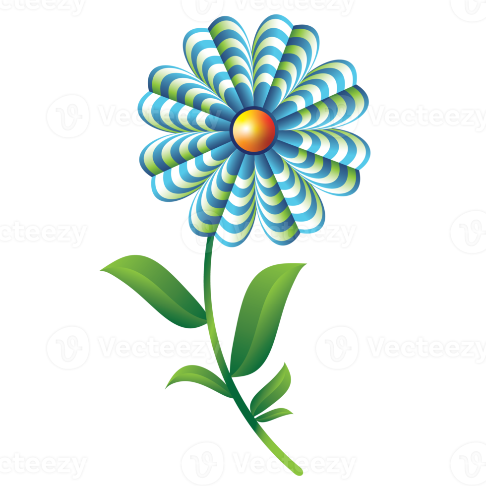 flower illustration design for decoration png