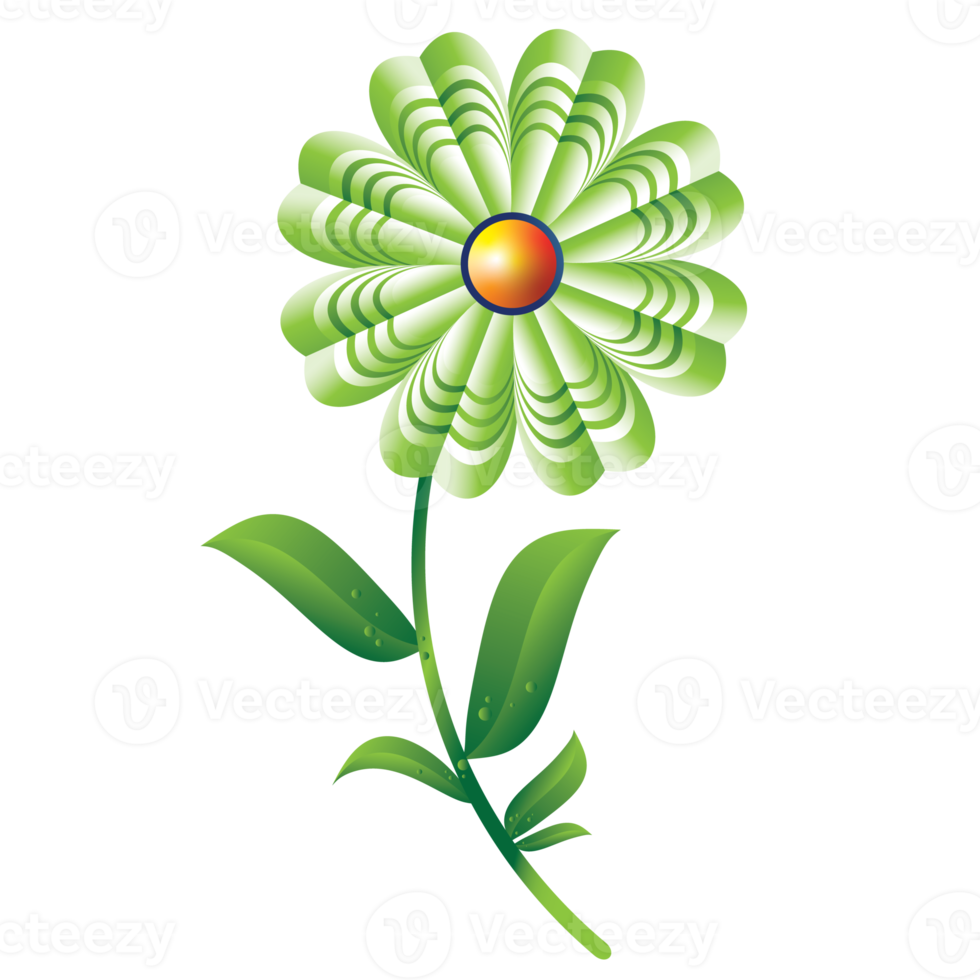 flower illustration design for decoration png