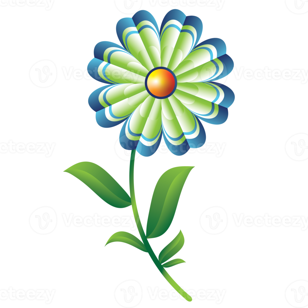 flower illustration design for decoration png