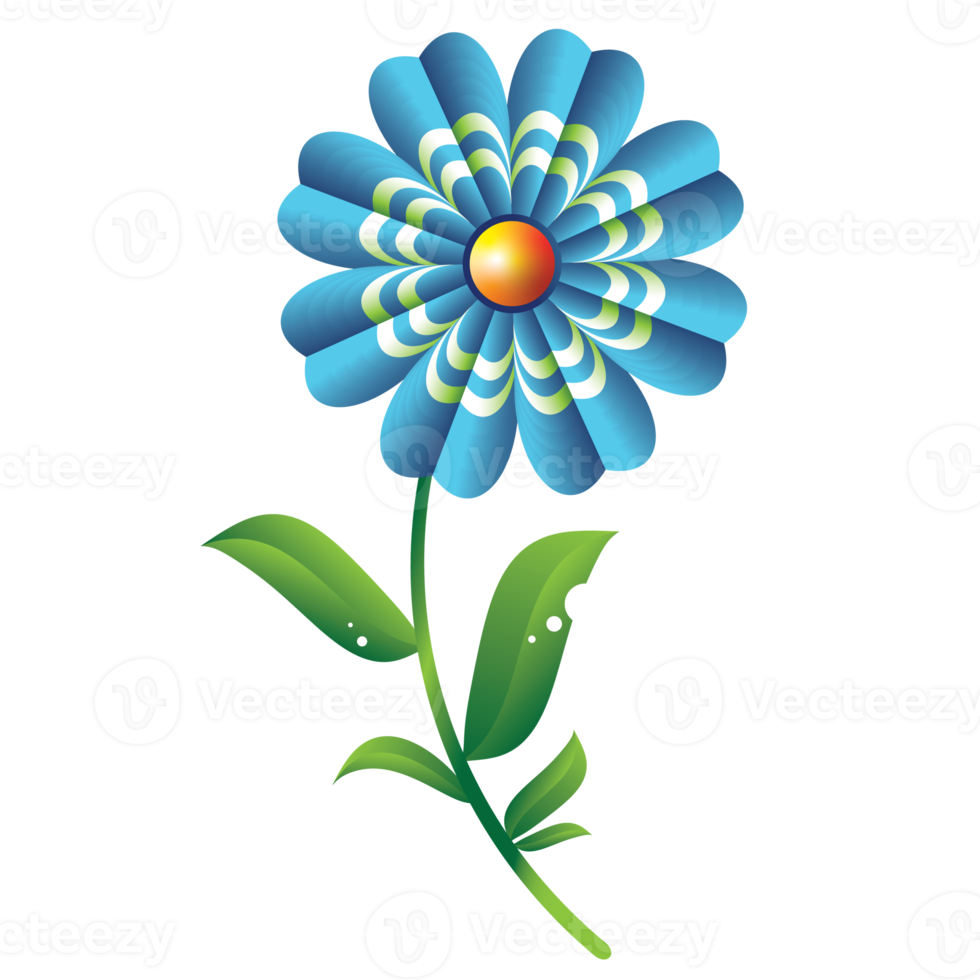 flower illustration design for decoration png