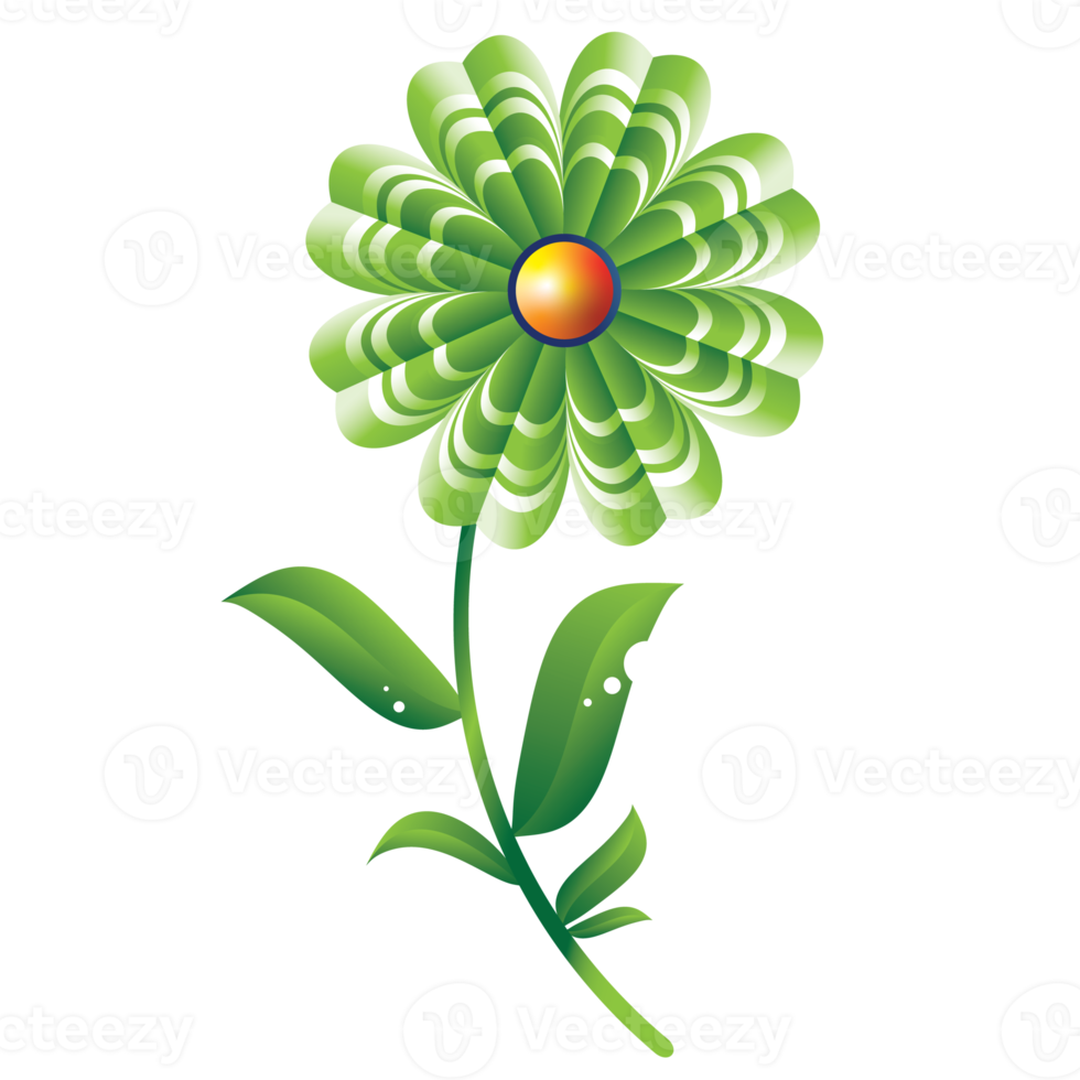 flower illustration design for decoration png