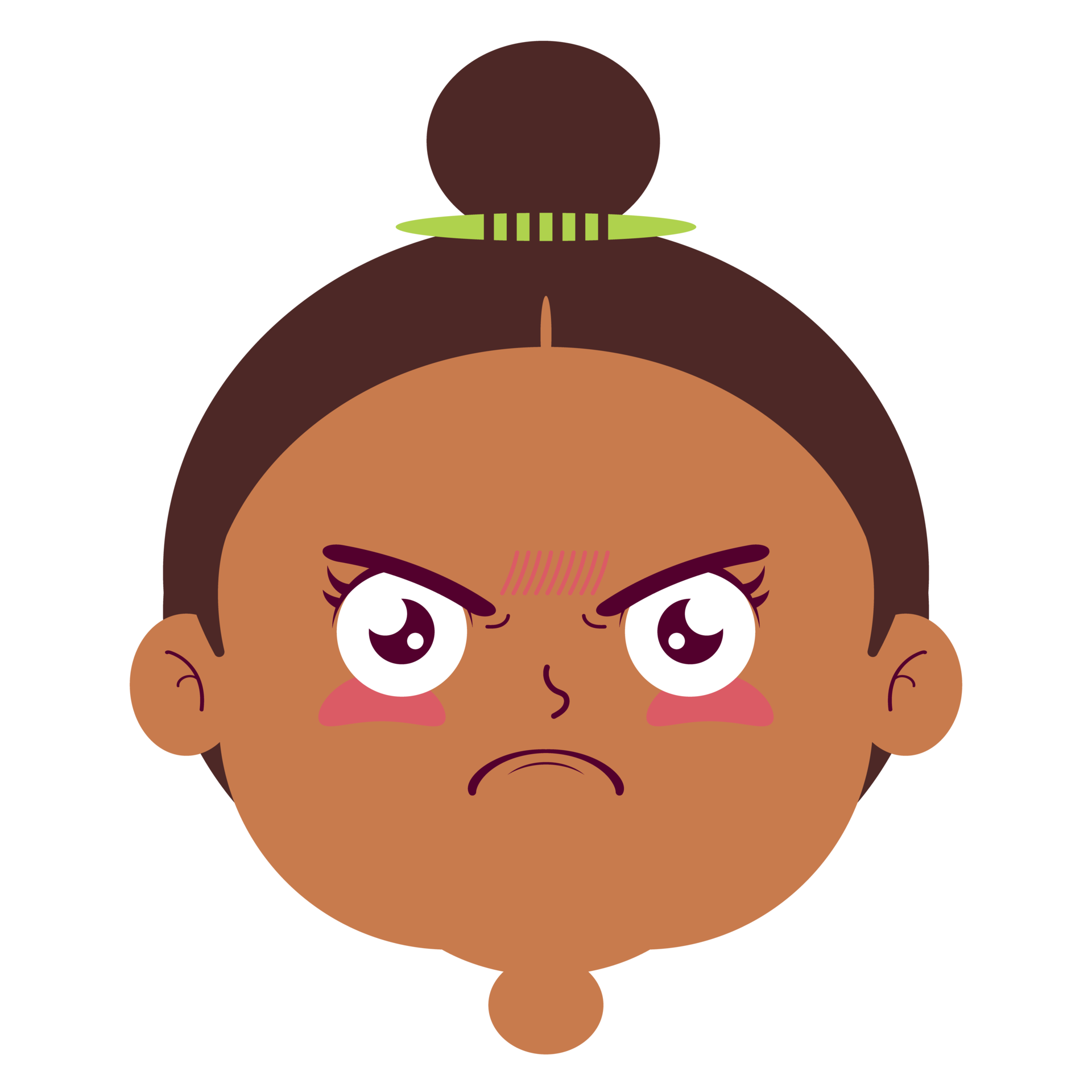 Free girl angry face cartoon cute 14320295 PNG with Transparent Background Free girl angry face cartoon cute 14320295 PNG with Transparent Background