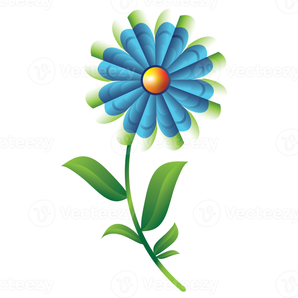 flower illustration design for decoration png