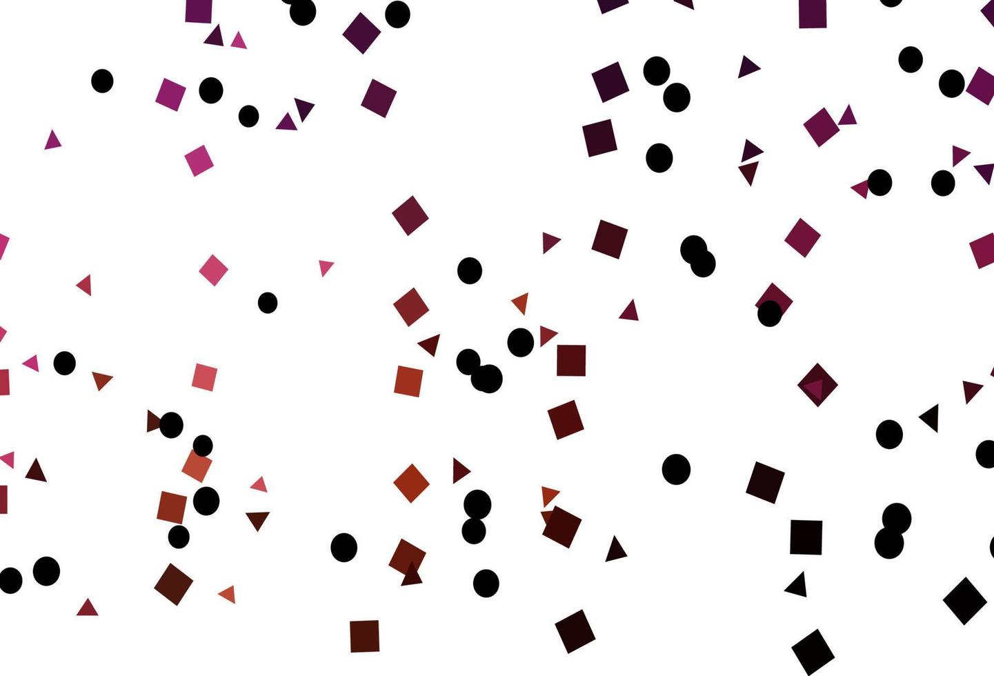 Light Pink, Yellow vector backdrop with lines, circles, rhombus.