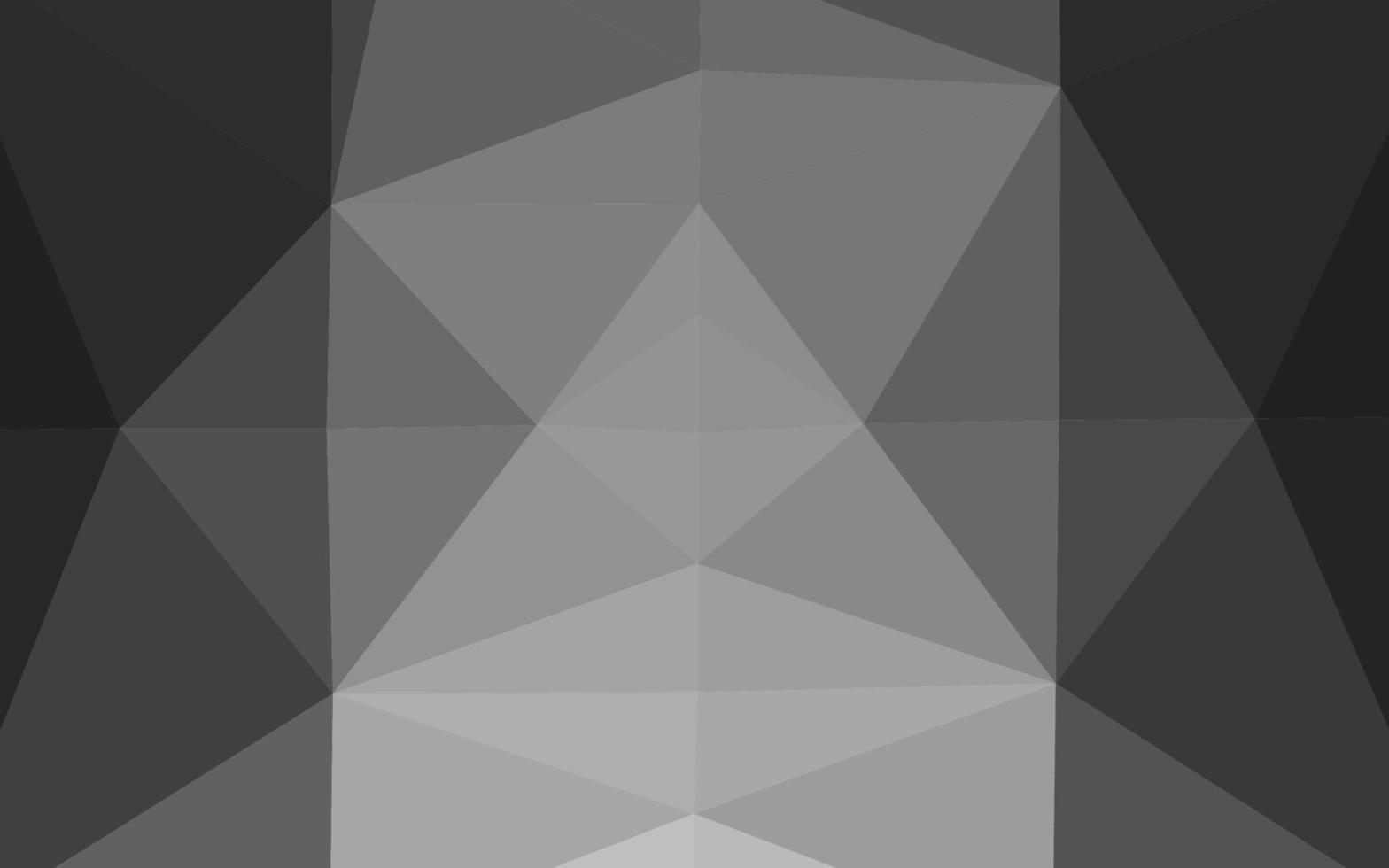 diseño abstracto de polígono vectorial gris plateado oscuro. vector