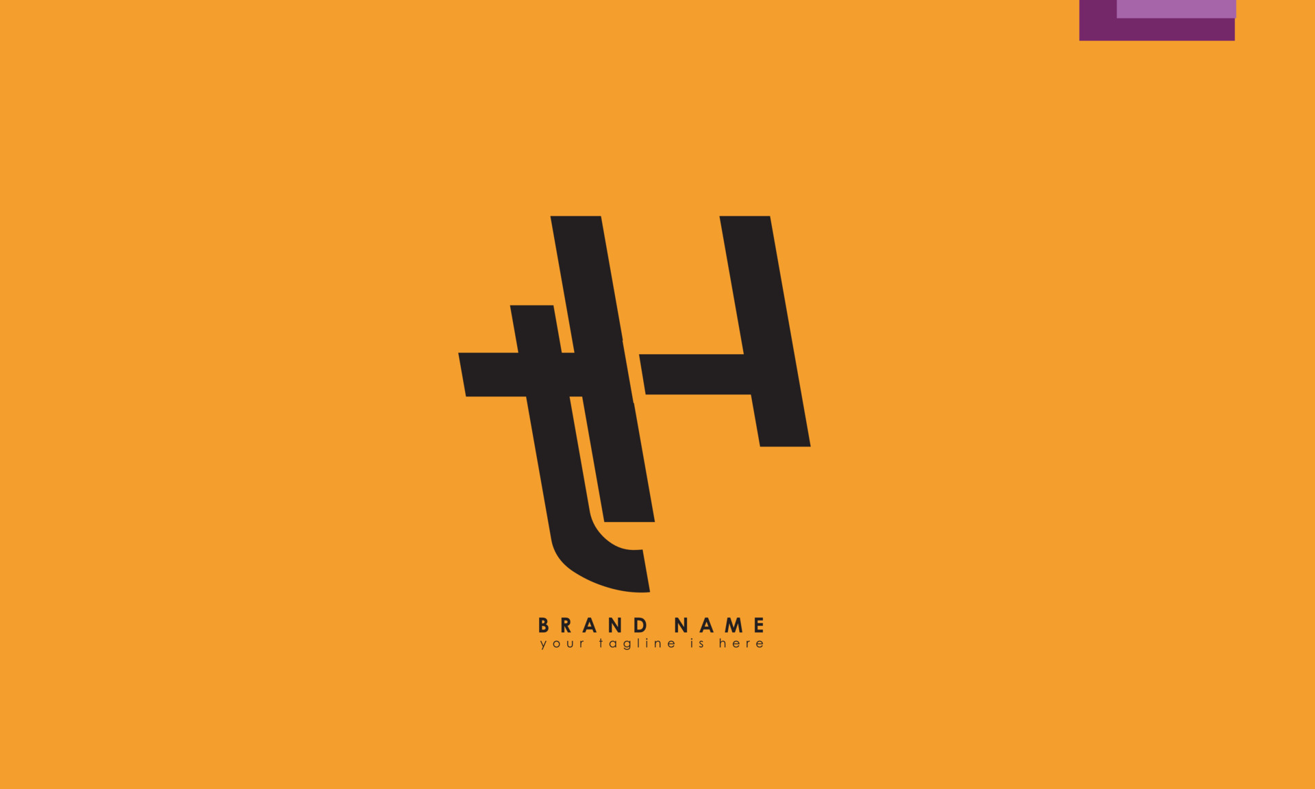 alfabeto letras iniciales monograma logo th, ht, t y h 14321180 Vector