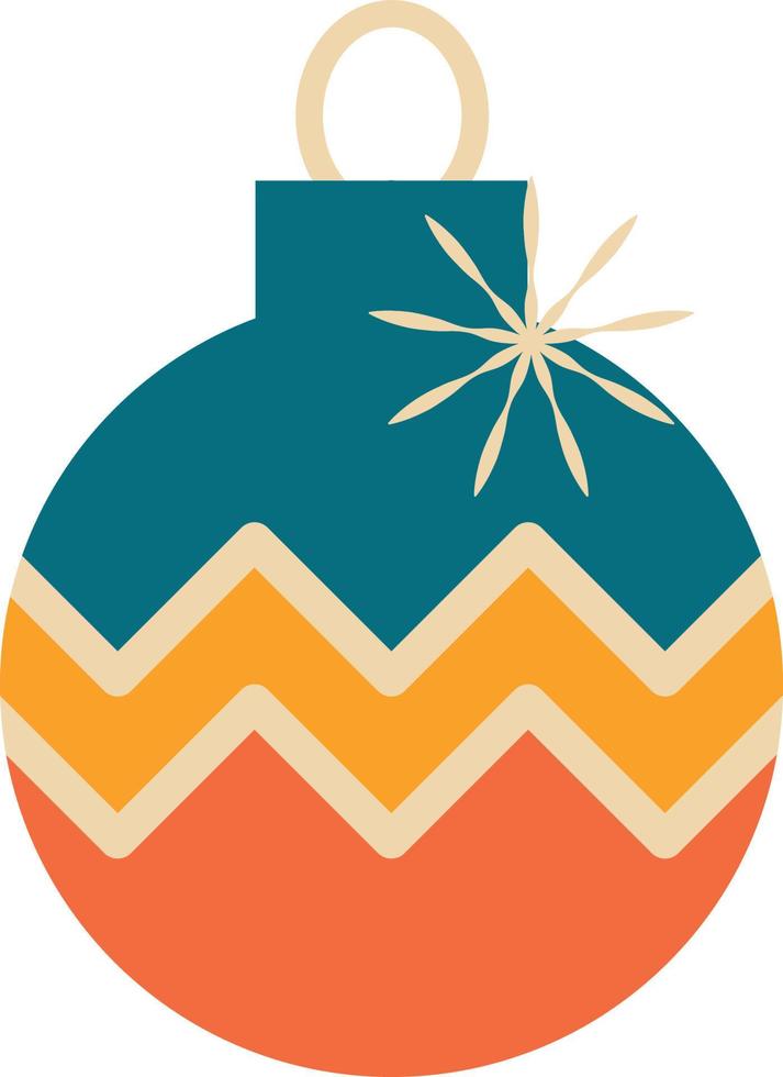 Christmas tree toy vector
