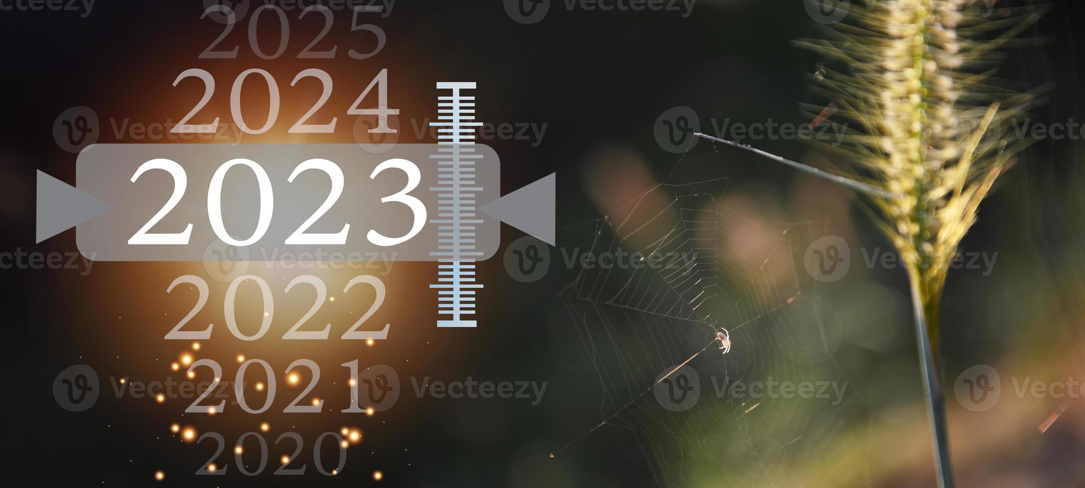 The 2023 concept is imminent. Means to prepare for something new. photo