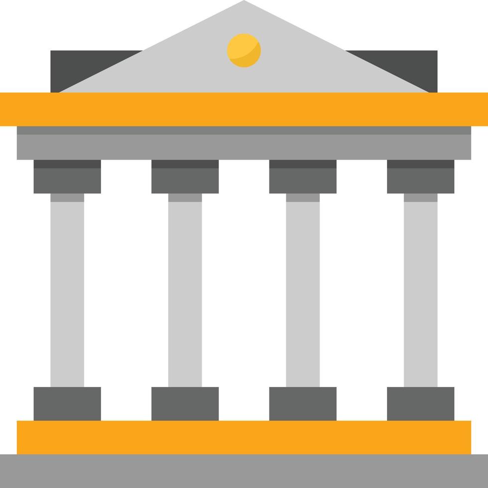 bank money banking finance saving - flat icon vector