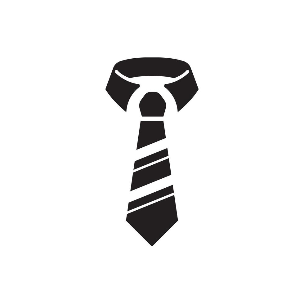 necktie icon logo vector design