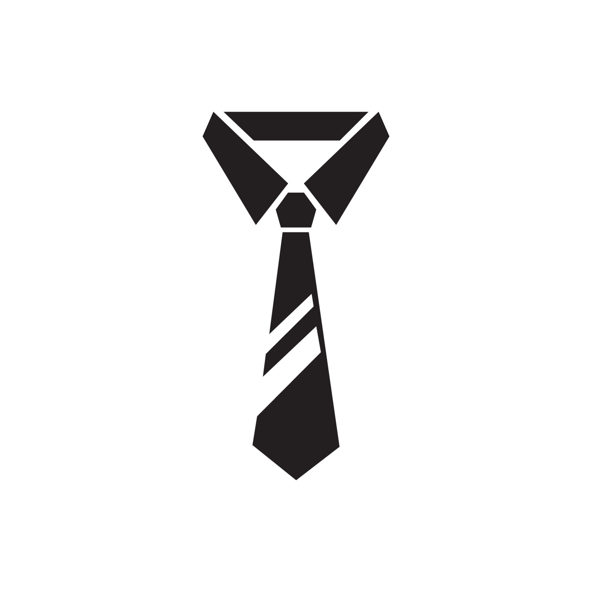 necktie with logo
