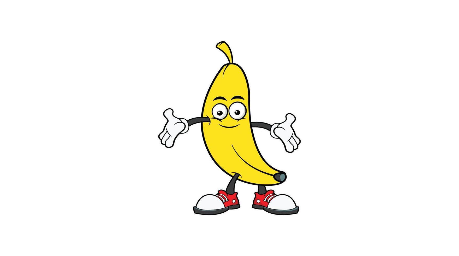 Banana Cartoon Clipart cartoon clipart Cartoon clip art Cartoon banana vector 14321635 Vector