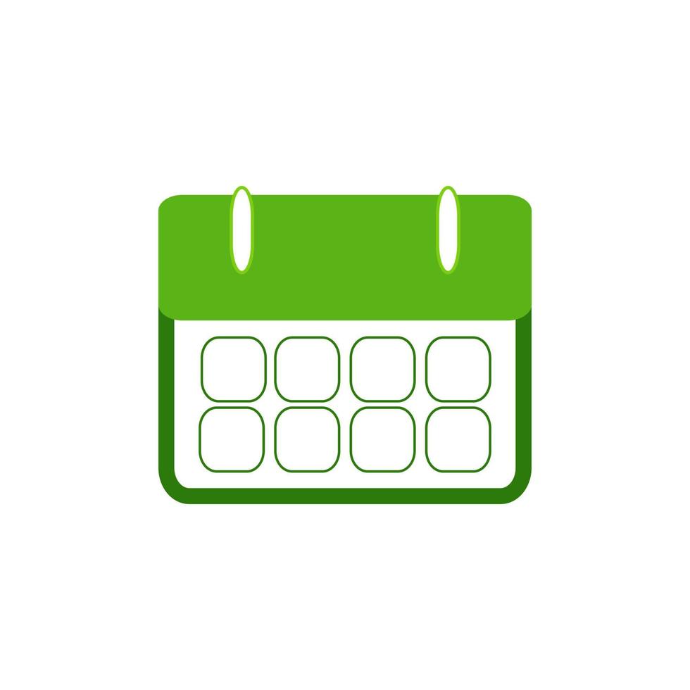 vector icon of callender for business
