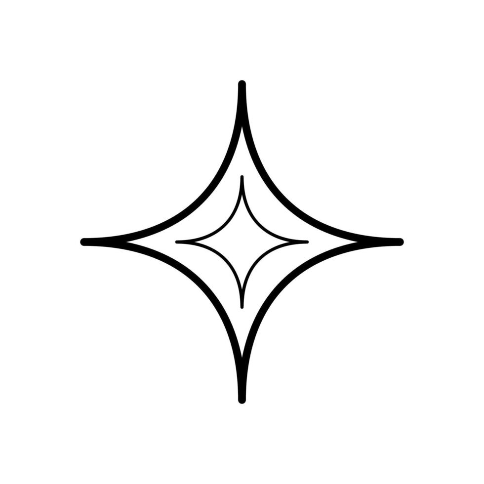 Vector illustration of Star