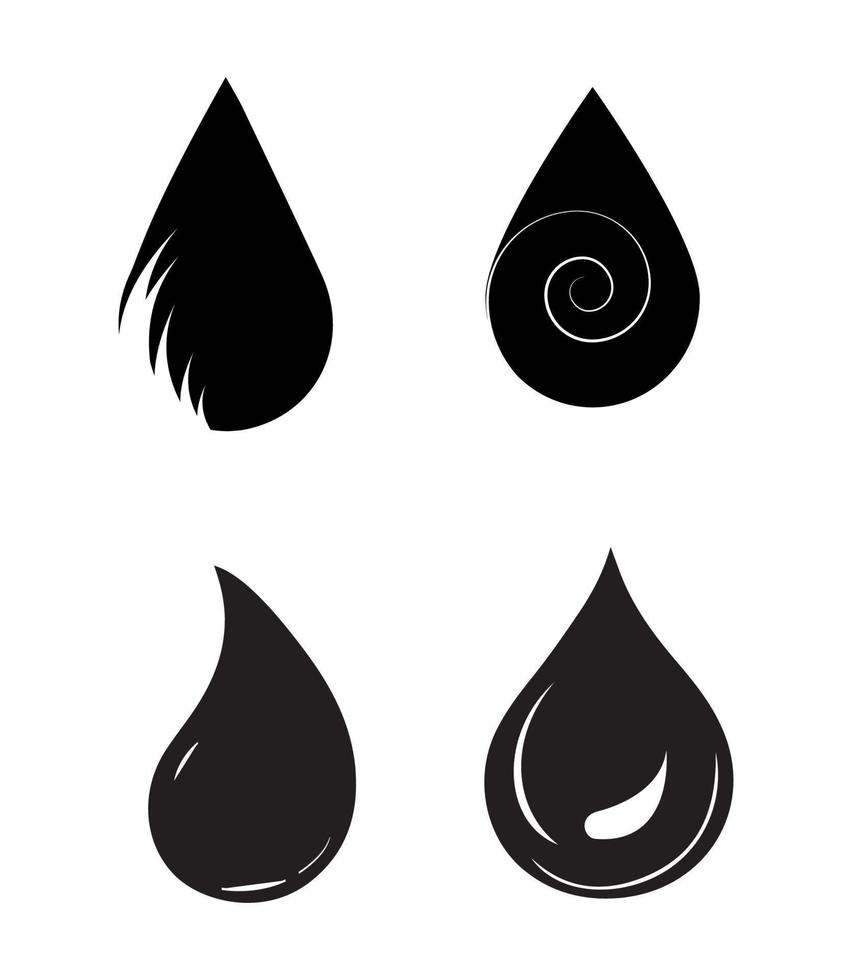 Set of Drops vector